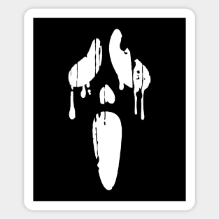 Ghostface Scream Horror Movie Sticker